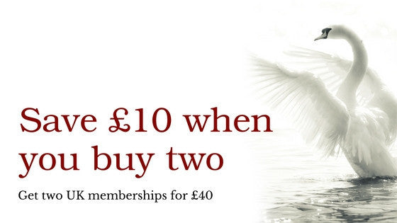 BUY ONE MEMBERSHIP, GIVE ONE TO A FRIEND - TWO MEMBERSHIPS FOR £40